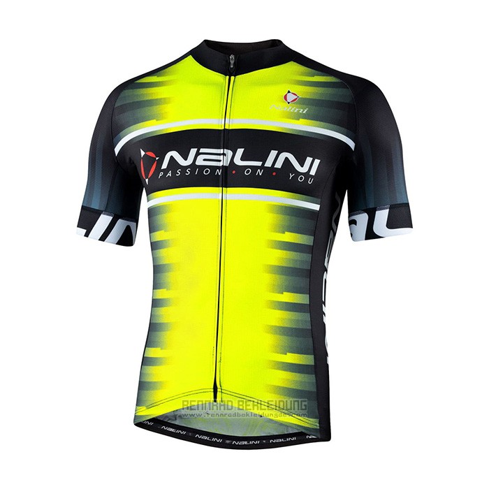 2021 Fahrradbekleidung Nalini Gelb Trikot Kurzarm und Tragerhose