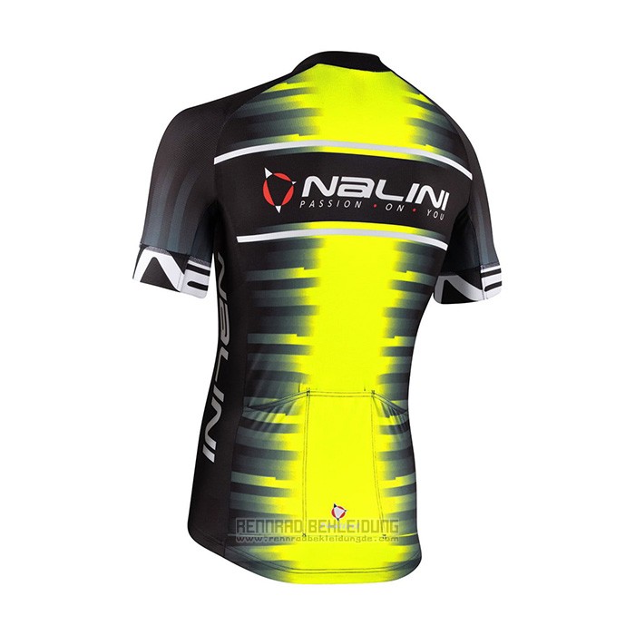 2021 Fahrradbekleidung Nalini Gelb Trikot Kurzarm und Tragerhose - zum Schließen ins Bild klicken