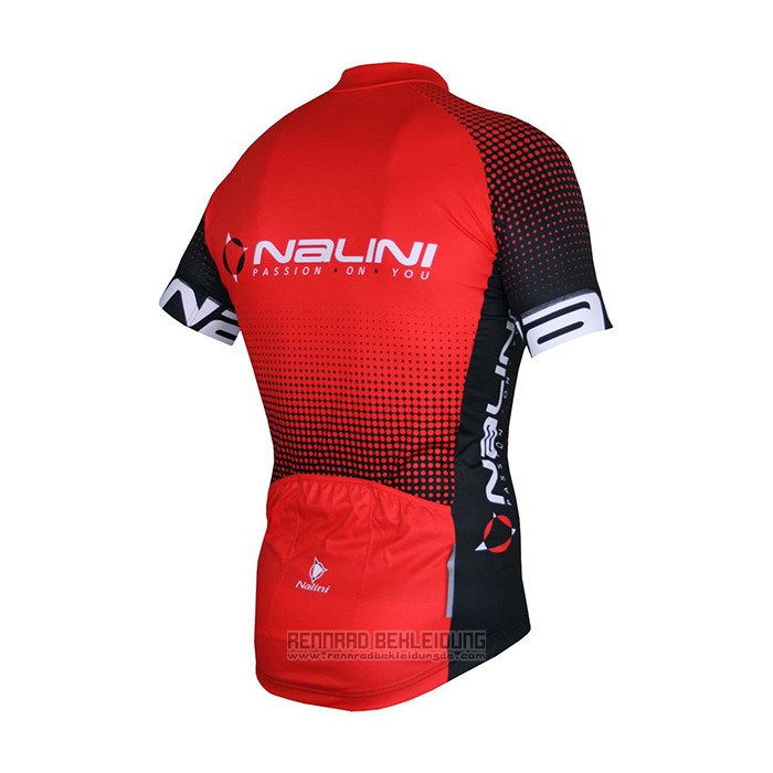 2021 Fahrradbekleidung Nalini Rot Trikot Kurzarm und Tragerhose