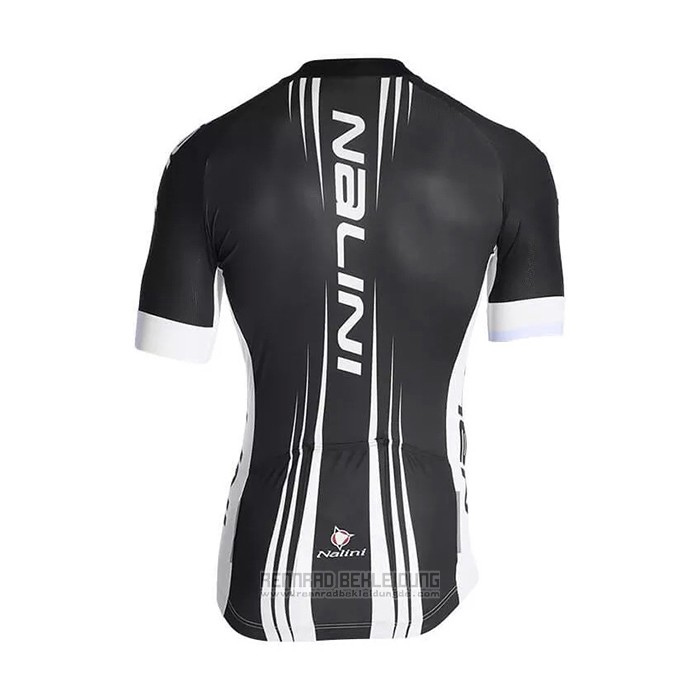 2021 Fahrradbekleidung Nalini Shwarz Wei Trikot Kurzarm und Tragerhose