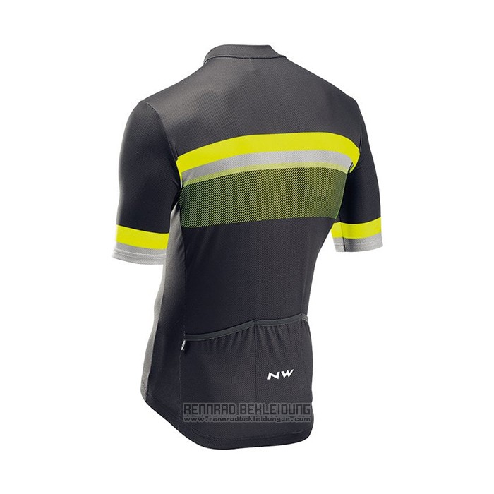 2021 Fahrradbekleidung Northwave Gelb Trikot Kurzarm und Tragerhose - zum Schließen ins Bild klicken