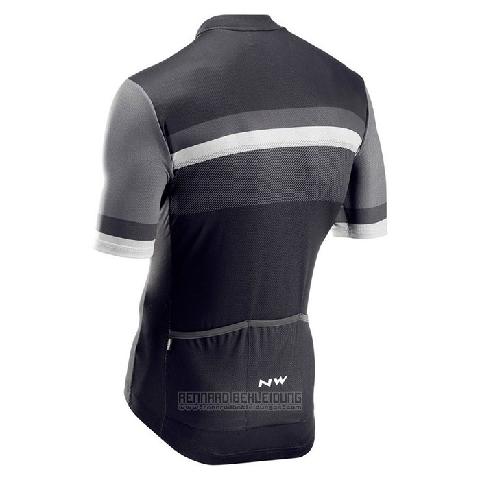 2021 Fahrradbekleidung Northwave Shwarz Trikot Kurzarm und Tragerhose