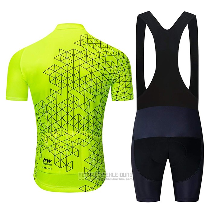 2020 Fahrradbekleidung Northwave Gelb Trikot Kurzarm und Tragerhose