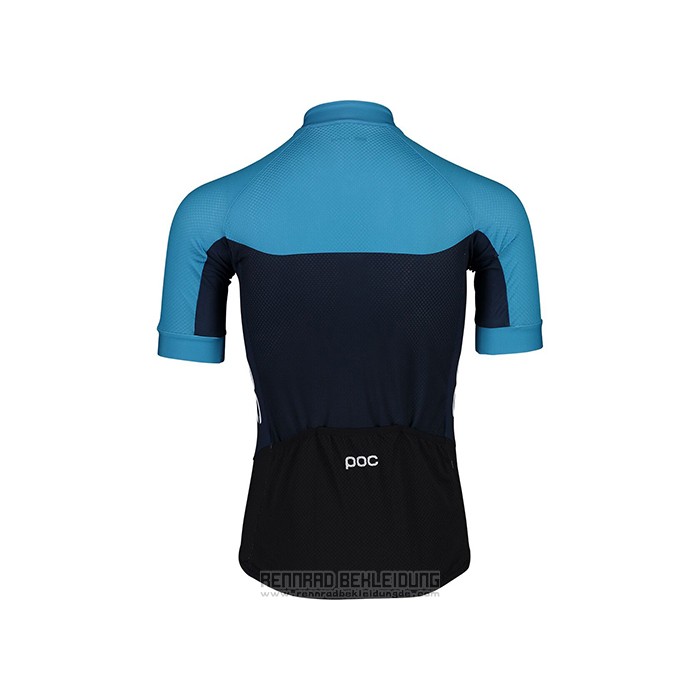 2021 Fahrradbekleidung POC Blau Trikot Kurzarm und Tragerhose - zum Schließen ins Bild klicken