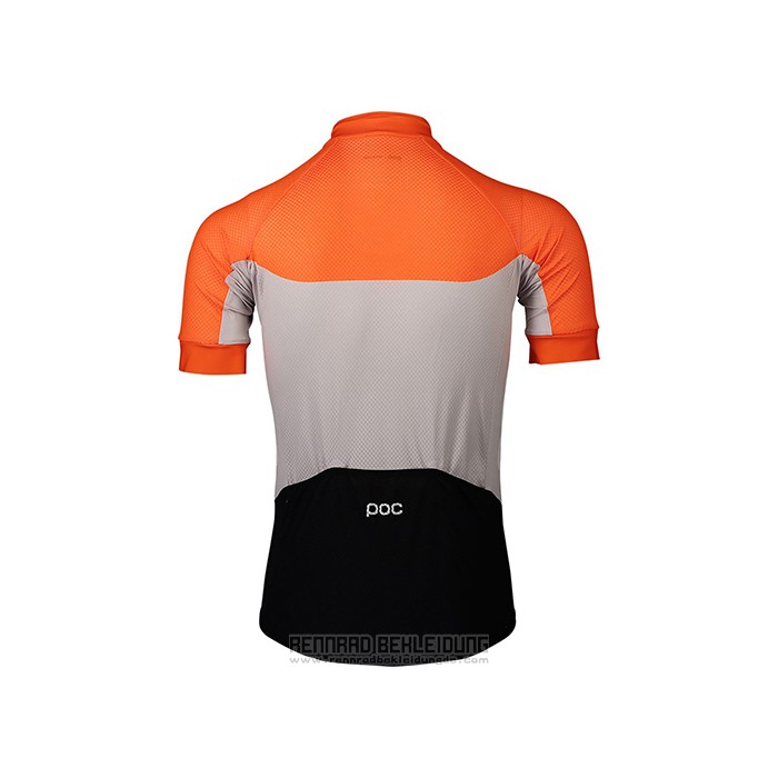 2021 Fahrradbekleidung POC Orange Trikot Kurzarm und Tragerhose - zum Schließen ins Bild klicken