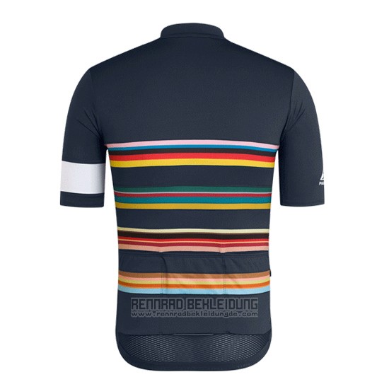 2019 Fahrradbekleidung Paul Smith Rapha Dunkel Azul Trikot Kurzarm und Tragerhose