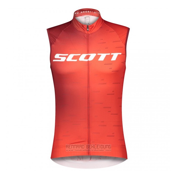 2021 Windweste Scott Rot Trikot Kurzarm und Tragerhose