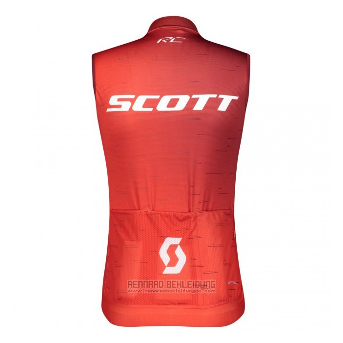 2021 Windweste Scott Rot Trikot Kurzarm und Tragerhose