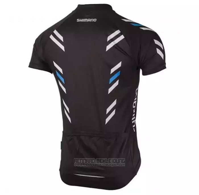 2021 Fahrradbekleidung Shimano Shwarz Trikot Kurzarm und Tragerhose