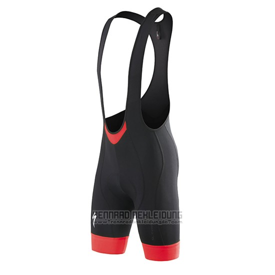 2016 Fahrradbekleidung Specialized Rot Wei Shwarz Trikot Kurzarm und Tragerhose