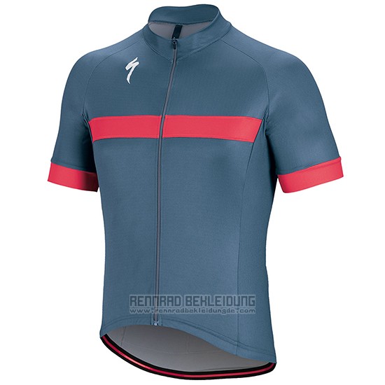 2018 Fahrradbekleidung Specialized Grau Rosa Wei Trikot Kurzarm und Tragerhose