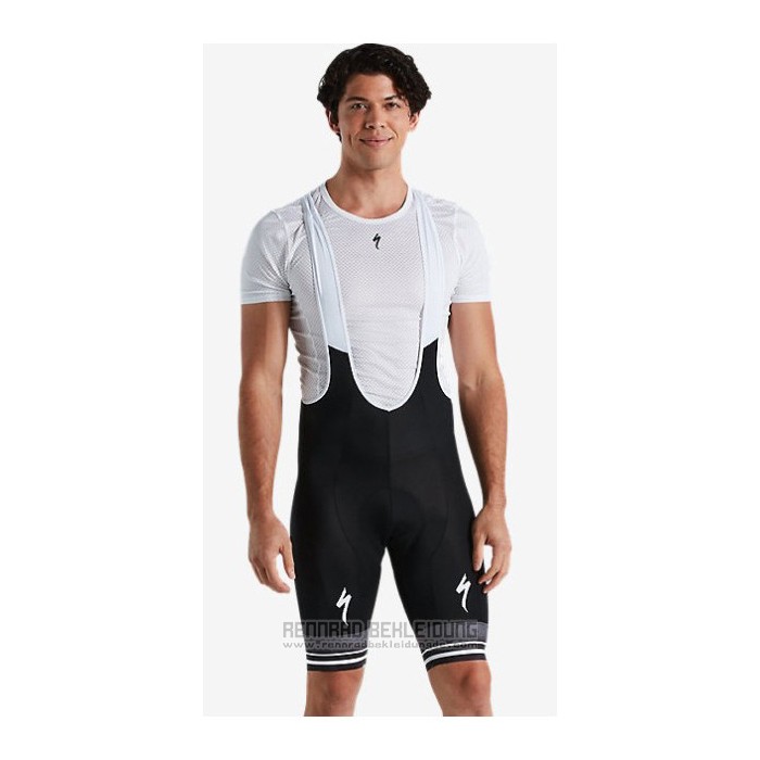 2021 Fahrradbekleidung Specialized Shwarz Trikot Kurzarm und Tragerhose