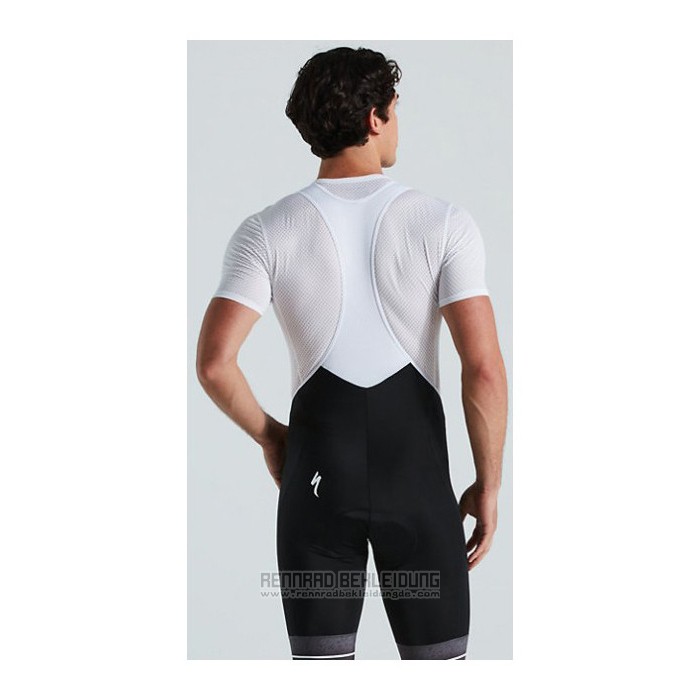 2021 Fahrradbekleidung Specialized Shwarz Trikot Kurzarm und Tragerhose