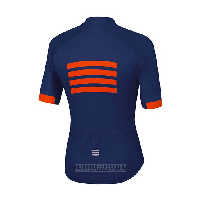 2021 Fahrradbekleidung Sportful Blau Trikot Kurzarm und Tragerhose