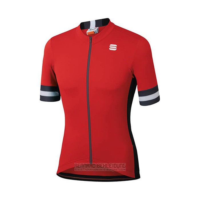 2021 Fahrradbekleidung Sportful Rot Trikot Kurzarm und Tragerhose