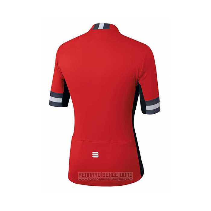 2021 Fahrradbekleidung Sportful Rot Trikot Kurzarm und Tragerhose