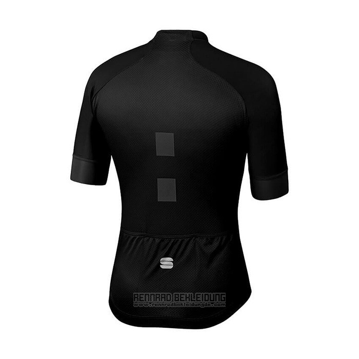 2021 Fahrradbekleidung Sportful Shwarz Wei Trikot Kurzarm und Tragerhose