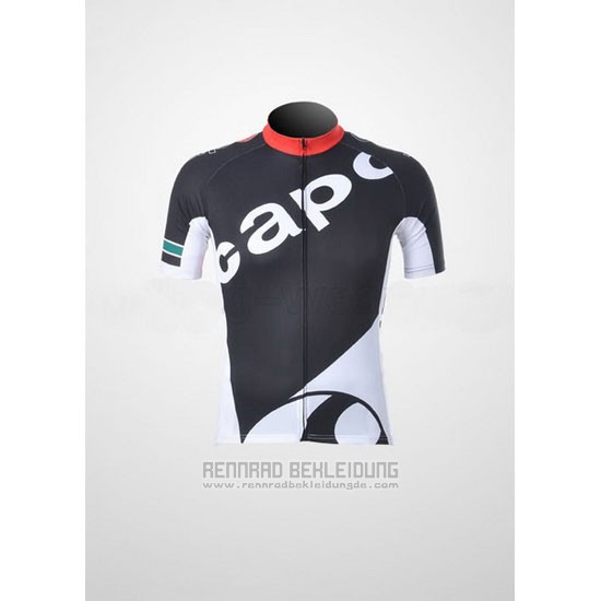 2011 Fahrradbekleidung Capo Shwarz Trikot Kurzarm und Tragerhose