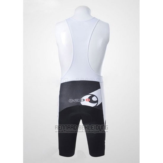 2011 Fahrradbekleidung Capo Shwarz Trikot Kurzarm und Tragerhose