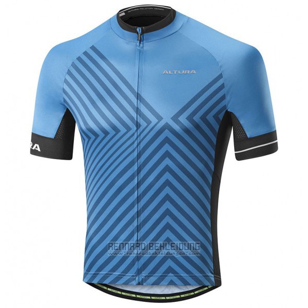 2017 Fahrradbekleidung Altura Peloton Blau Trikot Kurzarm und Tragerhose