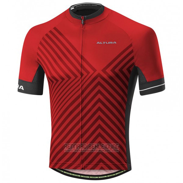 2017 Fahrradbekleidung Altura Peloton Rot Trikot Kurzarm und Tragerhose - zum Schließen ins Bild klicken