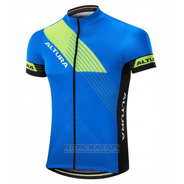 2017 Fahrradbekleidung Altura Sportive Blau Trikot Kurzarm und Tragerhose