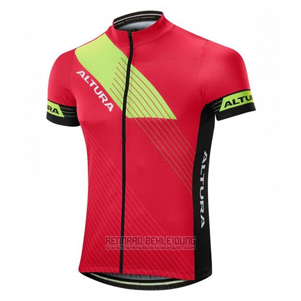 2017 Fahrradbekleidung Altura Sportive Rot Trikot Kurzarm und Tragerhose