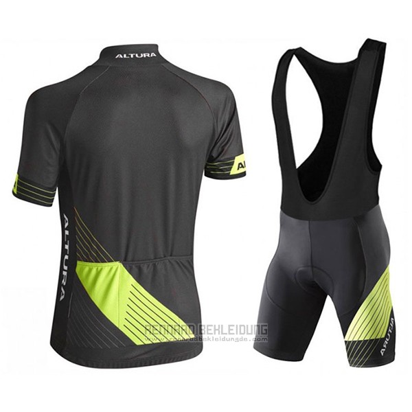 2017 Fahrradbekleidung Altura Sportive Shwarz Trikot Kurzarm und Tragerhose