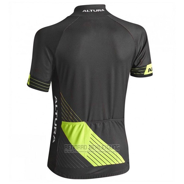 2017 Fahrradbekleidung Altura Sportive Shwarz Trikot Kurzarm und Tragerhose