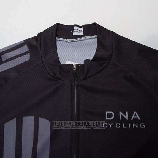 2019 Fahrradbekleidung Dna Shwarz Trikot Kurzarm und Tragerhose