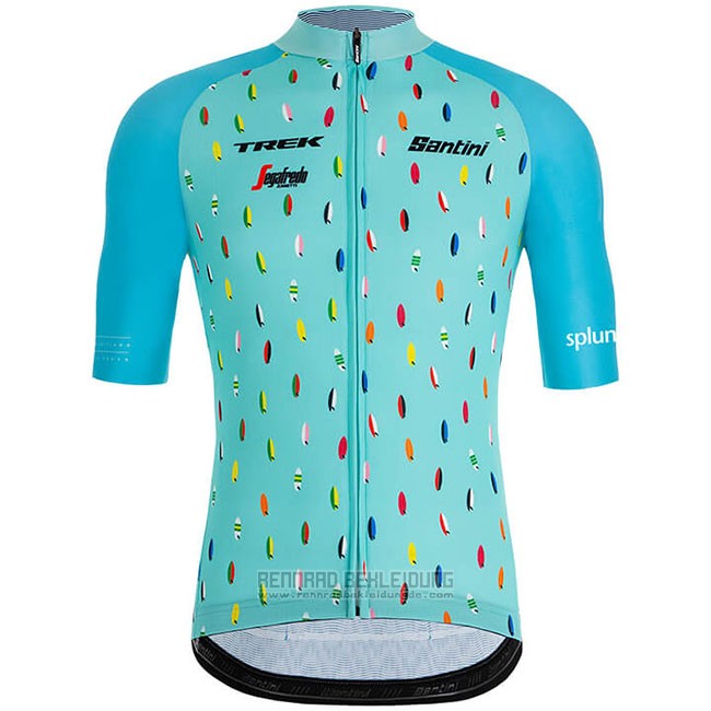 2019 Fahrradbekleidung Richie Azurblau Trikot Kurzarm und Tragerhose - zum Schließen ins Bild klicken