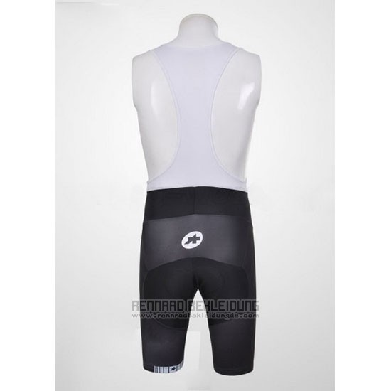 2011 Fahrradbekleidung Assos Wei und Rot Trikot Kurzarm und Tragerhose - zum Schließen ins Bild klicken