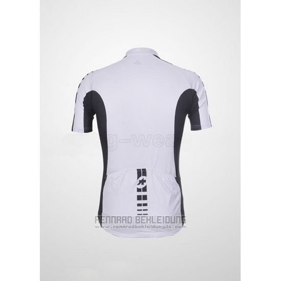 2011 Fahrradbekleidung Assos Wei und Shwarz Trikot Kurzarm und Tragerhose