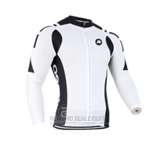 2014 Fahrradbekleidung Assos Wei Trikot Langarm und Tragerhose - zum Schließen ins Bild klicken