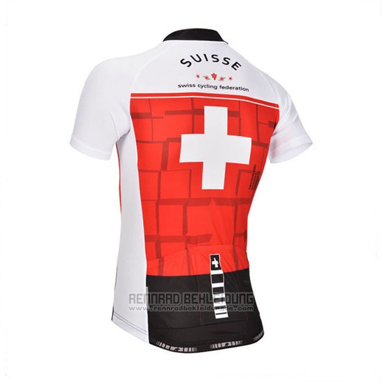 2014 Fahrradbekleidung Assos Wei und Rot Trikot Kurzarm und Tragerhose
