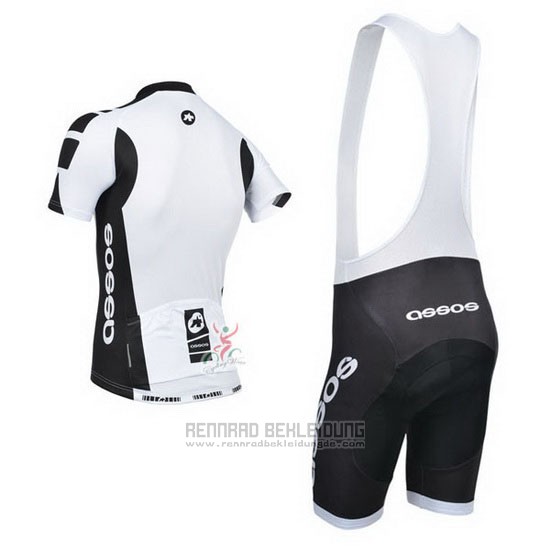 2014 Fahrradbekleidung Assos Wei und Shwarz Trikot Kurzarm und Tragerhose - zum Schließen ins Bild klicken