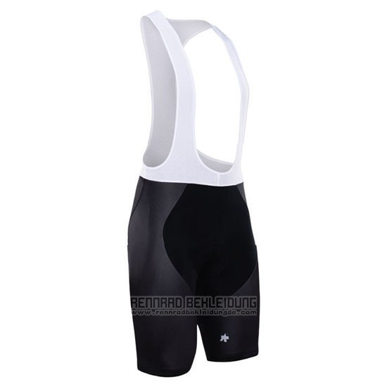 2015 Fahrradbekleidung Assos Wei und Blau Trikot Kurzarm und Tragerhose