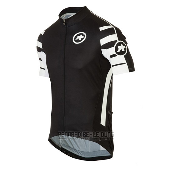 2016 Fahrradbekleidung Assos Tief Shwarz Trikot Kurzarm und Tragerhose