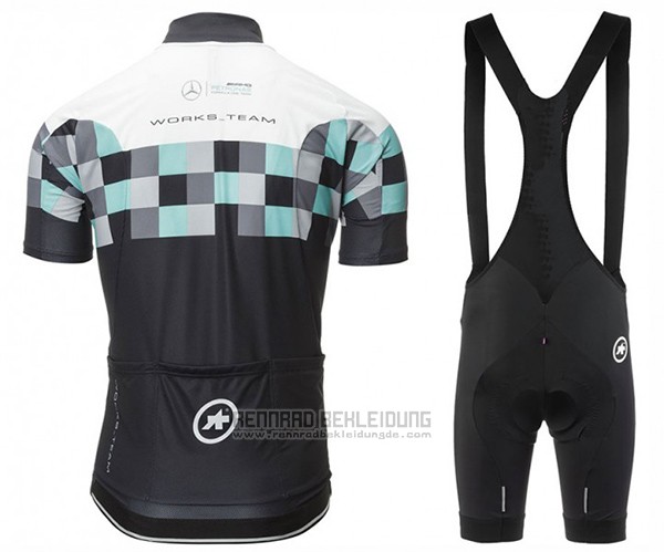 2017 Fahrradbekleidung Assos Shwarz Trikot Kurzarm und Tragerhose - zum Schließen ins Bild klicken