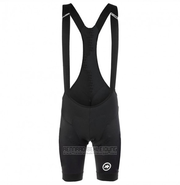 2017 Fahrradbekleidung Assos Shwarz Trikot Kurzarm und Tragerhose