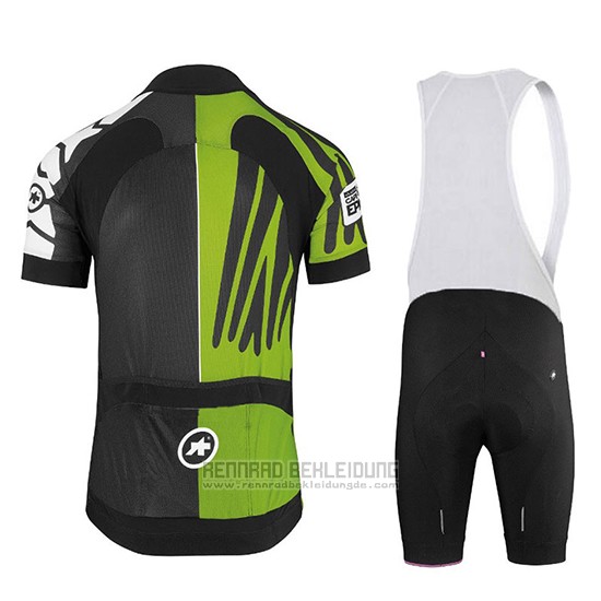 2018 Fahrradbekleidung Assos SS.Capeepicxc Grun Trikot Kurzarm und Tragerhose - zum Schließen ins Bild klicken