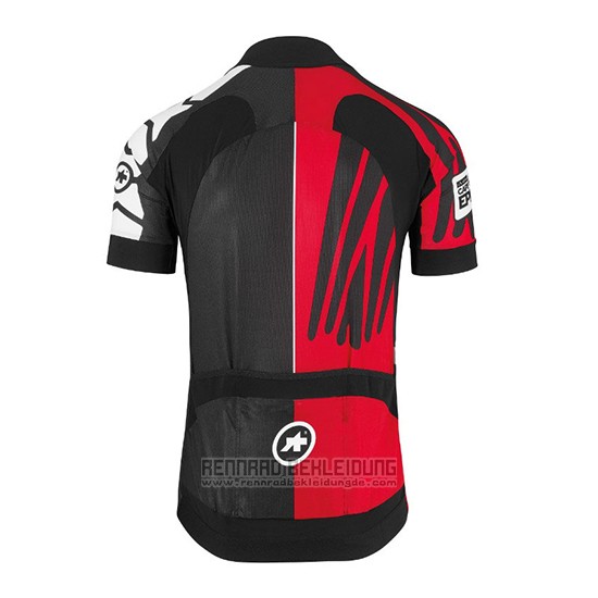 2018 Fahrradbekleidung Assos SS.Capeepicxc Rot Trikot Kurzarm und Tragerhose - zum Schließen ins Bild klicken