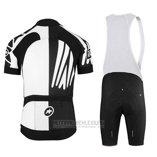 2018 Fahrradbekleidung Assos SS.Capeepicxc Wei Trikot Kurzarm und Tragerhose