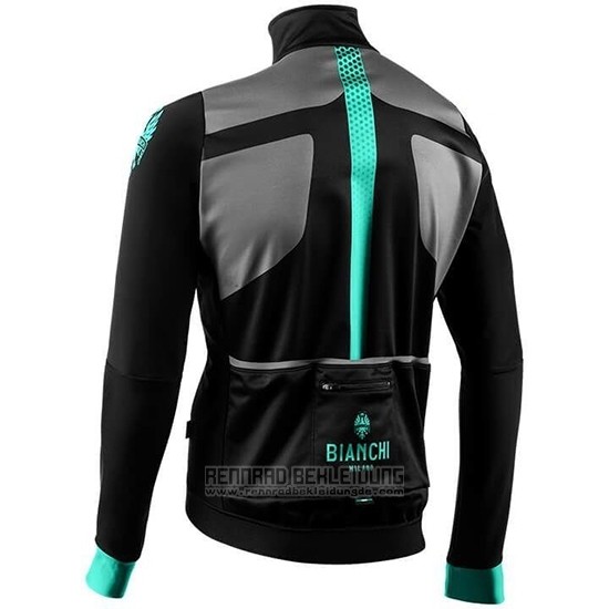 2019 Fahrradbekleidung Bianchi Azurblau Shwarz Trikot Langarm und Tragerhose