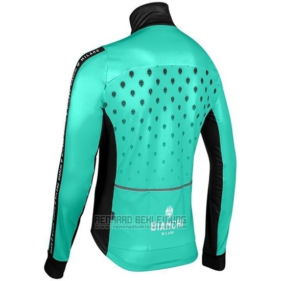 2019 Fahrradbekleidung Bianchi Milano Ft Blau Shwarz Trikot Langarm und Tragerhose - zum Schließen ins Bild klicken