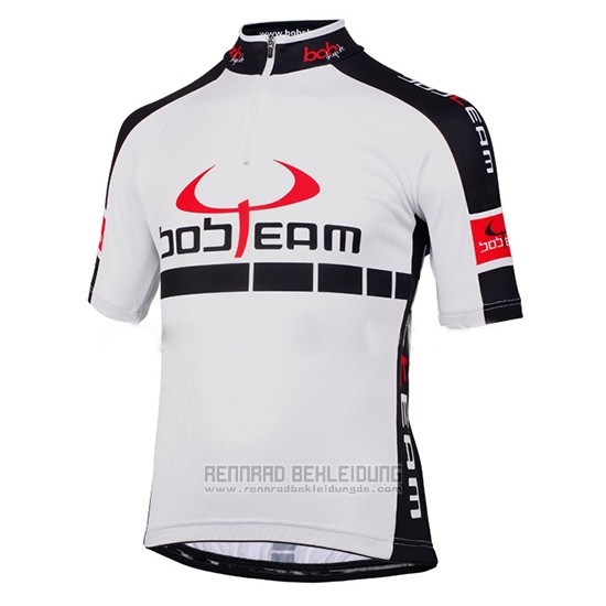 2015 Fahrradbekleidung Bobteam Wei Trikot Kurzarm und Tragerhose