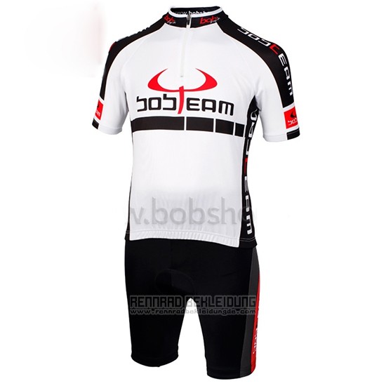 2015 Fahrradbekleidung Bobteam Wei Trikot Kurzarm und Tragerhose - zum Schließen ins Bild klicken