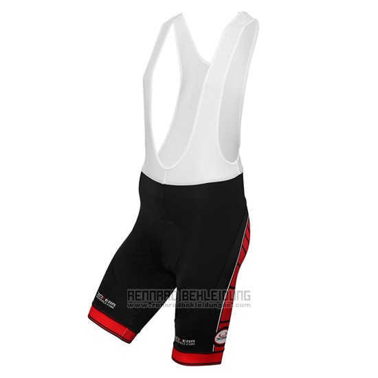 2016 Fahrradbekleidung Bobteam Shwarz Trikot Kurzarm und Tragerhose