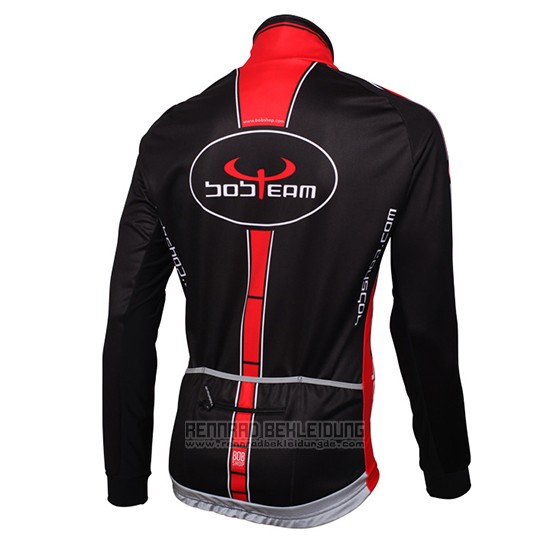 2016 Fahrradbekleidung Bobteam Shwarz Trikot Langarm und Tragerhose