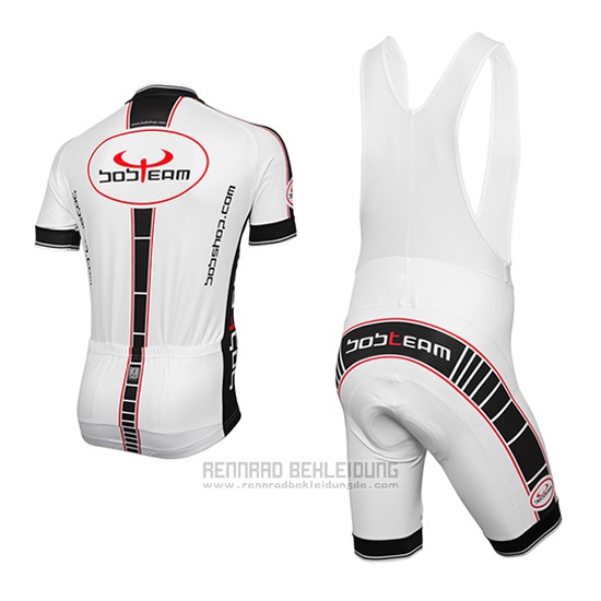 2016 Fahrradbekleidung Bobteam Wei Trikot Kurzarm und Tragerhose